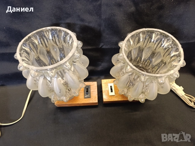 Две ретро настолни лампи, снимка 4 - Антикварни и старинни предмети - 52449416
