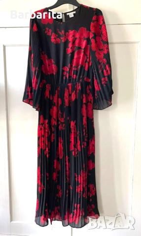 Плисирана рокля H&M, снимка 6 - Рокли - 51888634