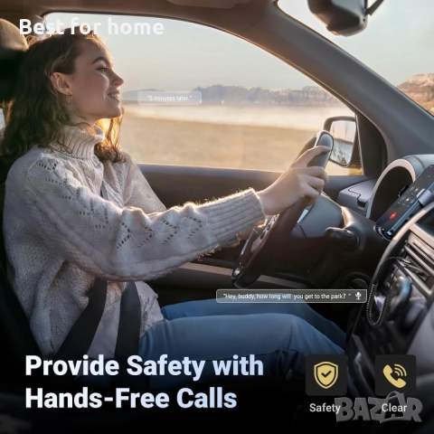 Bluetooth приемник за кола USB 2.0 към 3.5 мм, снимка 4 - Други - 52530200