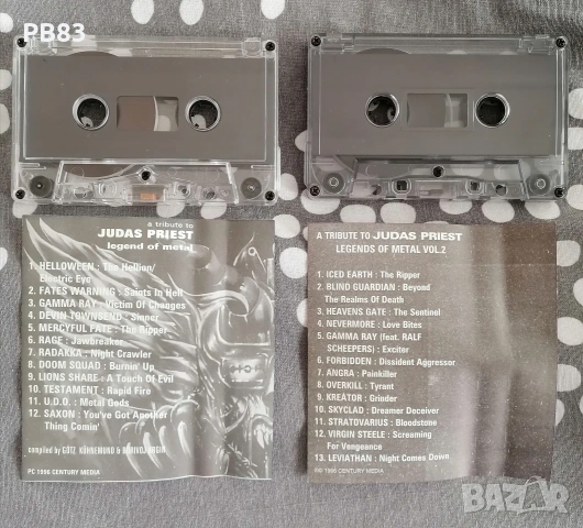 A Tribute To Judas Priest vol 1 & 2 (Аудио Касети) Heavy Speed Thrash Metal , снимка 2 - Аудио касети - 53689571