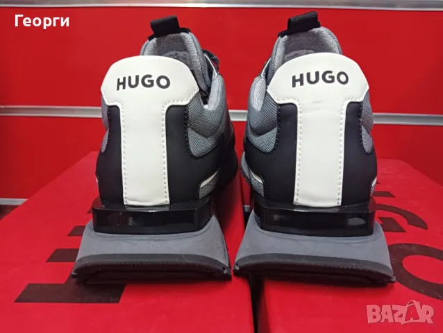 ОРИГИНАЛНИ маратонки Hugo Boss Cubite run 45 , 46 нови мъжки сникърси Хюго бос, снимка 8 - Маратонки - 46855429