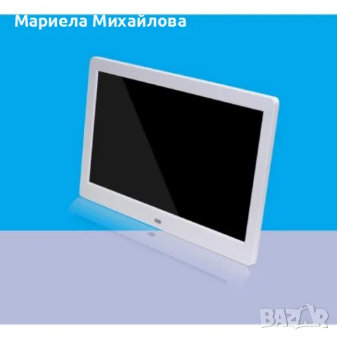 Дигитална фото рамка – 10 инча LCD екран 1024 x 600 px часовник аларма и календар, снимка 3 - Друга електроника - 49317025