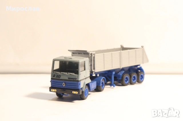 HERPA H0 1/87 RENAULT KАМИОН САМОСВАЛ ГОНДОЛА МОДЕЛ, снимка 3 - Колекции - 53732903