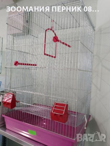 Голяма Клетка за папагали 67/46/32 см , снимка 2 - За птици - 46456262