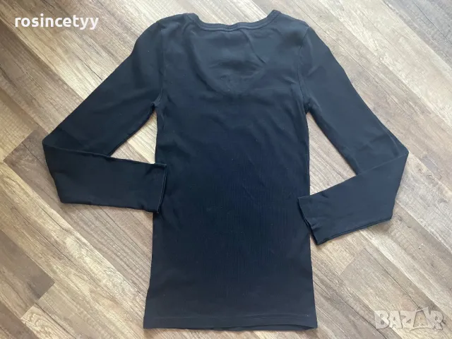 Тънка черна , снимка 2 - Блузи с дълъг ръкав и пуловери - 37417136