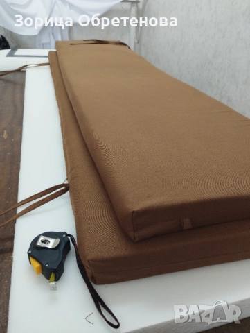 Изработка на възглавници и седалки по поръчка – по размер на клиента, снимка 3 - Градински мебели, декорация  - 54011353