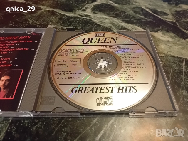 Queen - Greatest hits, снимка 2 - CD дискове - 52585692