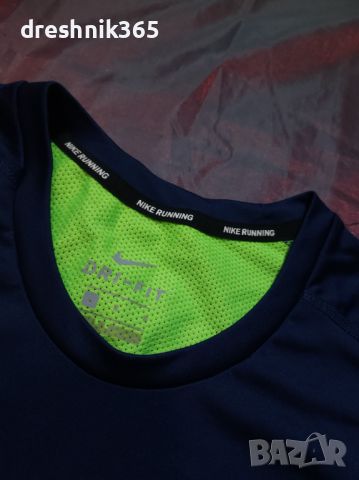  Nike Dry Miler Running Тениска/Мъжка L, снимка 4 - Тениски - 45748466