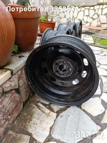 Метални джанти 5х100 15 цола!, снимка 2 - Гуми и джанти - 53757372