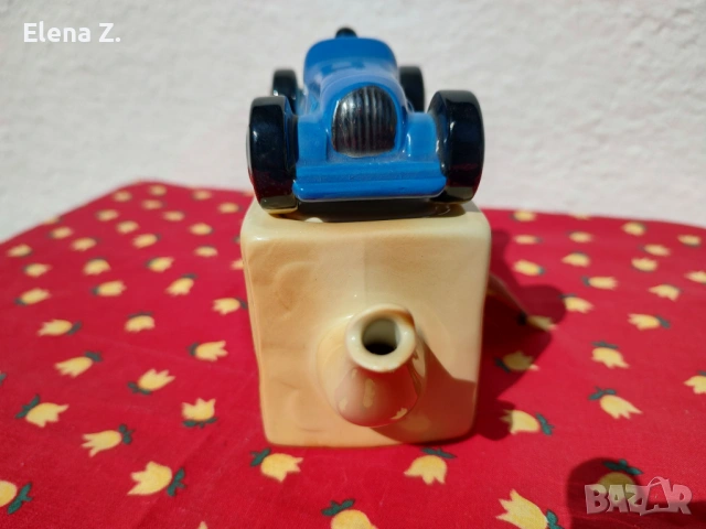 Винтидж чайник играчка състезателна кола, снимка 3 - Колекции - 53845101