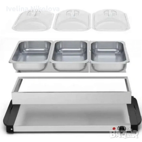 Електрически нагревател за бюфет 2 в 1 - винаги топла храна, снимка 2 - Други - 53645463