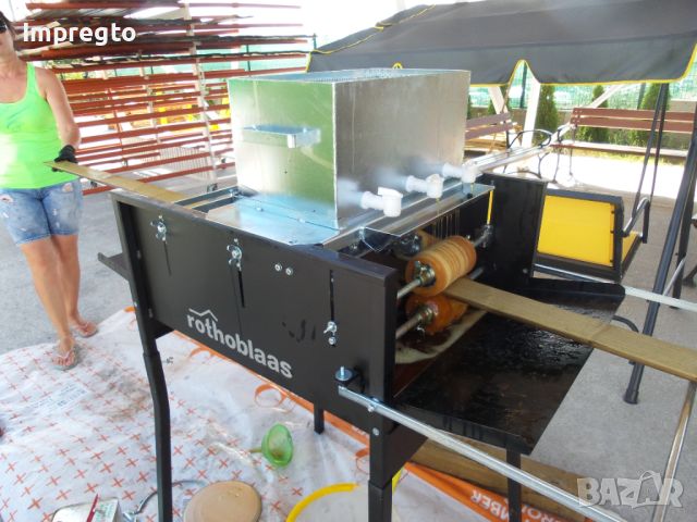 Машина за  омасляване / боядисване на дървен материал, снимка 3 - Други машини и части - 45760420