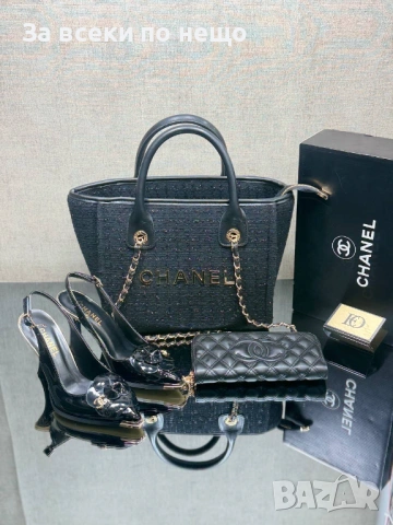 Chanel Обувки На Ток Шанел - 2 Налични Цвята Код SK951, снимка 4 - Дамски обувки на ток - 53729951