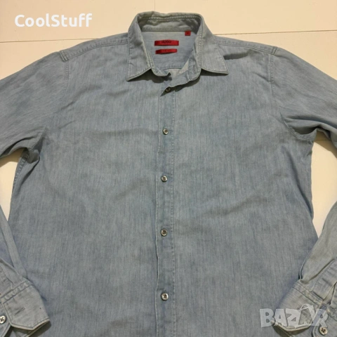 Мъжка Риза Hugo Boss Размер M, снимка 2 - Ризи - 54100472