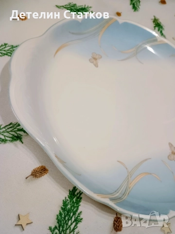 Порцеланово плато- испански порцелан, снимка 2 - Чинии - 52976807