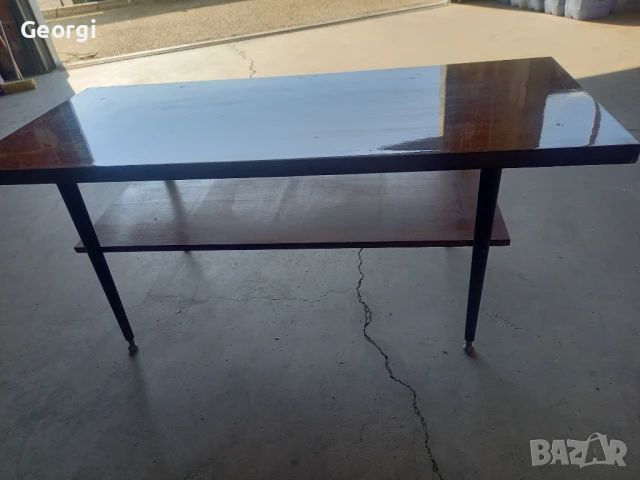 Холна маса дървена. Изключително запазена Размери дължина 1.30, ширина 0.55, височина 0.55 , снимка 5 - Маси - 51374113