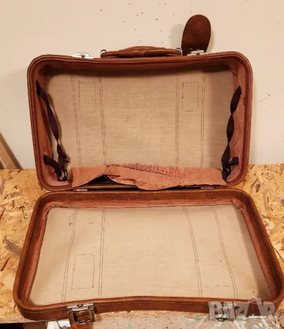 Куфар кожен винтидж ретро , снимка 11 - Куфари - 49992379