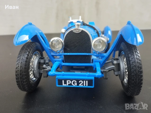 Метална количка Bugatti Type 59 1934 BBURAGO , снимка 2 - Колекции - 51062841