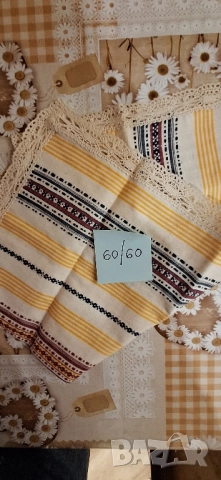 4 броя ръчно тъкани покривки,месали,100%памук, снимка 5 - Антикварни и старинни предмети - 52126621