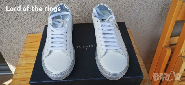Оригинални маркови дамски маратонки/ сникърси PATRIZIA PEPE - 36 номер, снимка 3 - Маратонки - 49958504