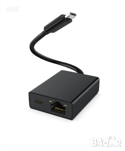 Ethernet USB адаптер Anchtek за Fire TV Stick, 100Mbps, Micro USB порт, LED индикатор