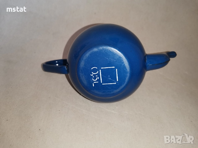 Стар малък емайлиран чайник, снимка 6 - Други ценни предмети - 52017056