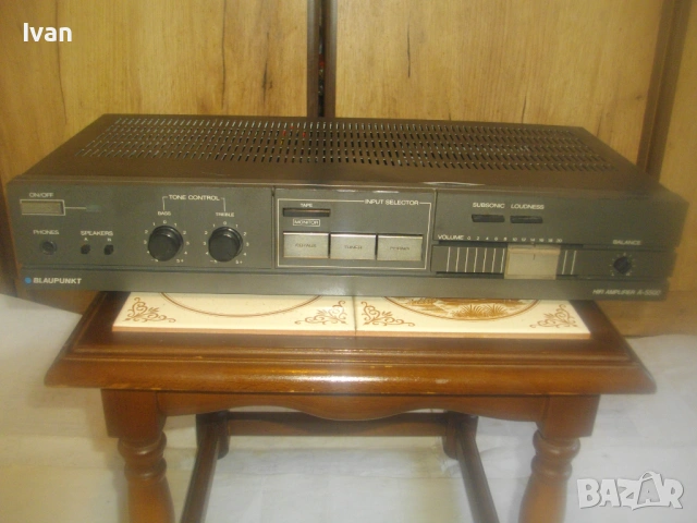 ЯПОНСКИ ОРИГИНАЛЕН РЕТРО HIFI УСИЛВАТЕЛ BLAUPUNKT A-5500 HIFI made in JAPAN 1983г-1985г ОТЛИЧЕН, снимка 4 - Ресийвъри, усилватели, смесителни пултове - 54209398