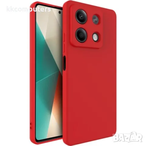 Xiaomi Redmi Note 13 Pro 5G Силиконов кейс bSmart Silicone Soft Cover и Протектор