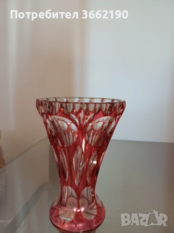 Кристални вази, снимка 4 - Вази - 52778218