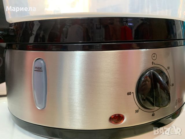 Уред за готвене на пара на Russell Hobbs Cook@Home / Уред за здравословно готвене 800W, снимка 6 - Други - 46594126