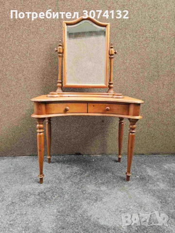 Тоалетка с огледало в стил Рустик