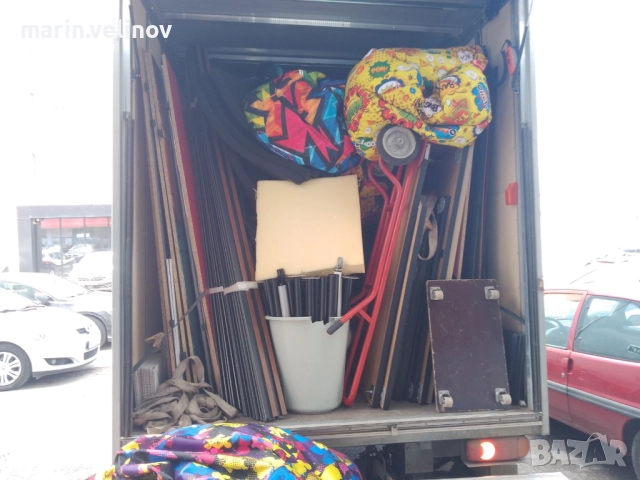 Транспорт с бус със Падащ Борд – София и страната. Бус 4 метра (16м3), снимка 3 - Транспортни услуги - 52931715