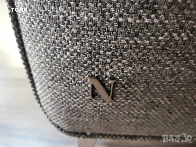 Сив диван от плат двойка Natuzzi с функция сън, снимка 5 - Дивани и мека мебел - 54289093