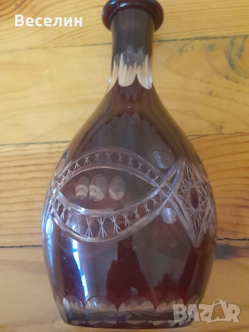 Ваза цветно стъкло , снимка 2 - Вази - 52899038