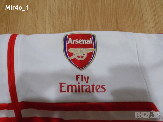 футболнo горнище arsenal puma арсенал яке худи суичър блуза екип фанела спортно мъжко оригинално M, снимка 3 - Спортни дрехи, екипи - 48117898