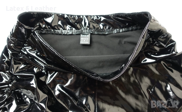 XS/S къса лачена пола, снимка 4 - Поли - 52190714