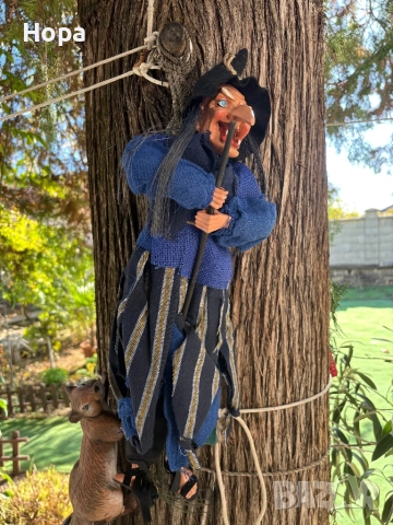 Висяща Баба Яга 50см., снимка 4 - Декорация за дома - 52263960