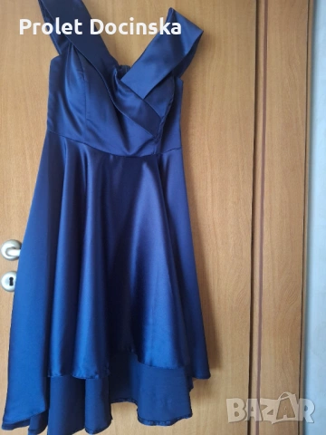 Нова елегантна тъмно синя официална рокля, снимка 6 - Рокли - 54223357