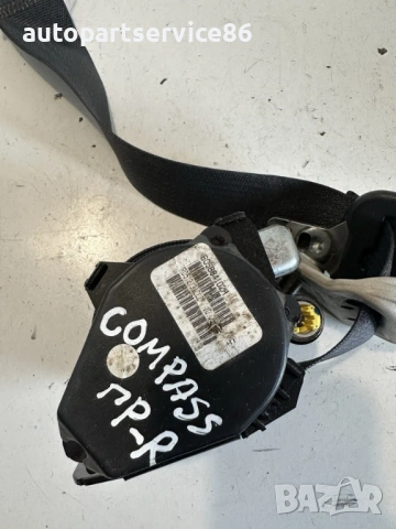Преден десен колан за безопасност за Jeep Compass 2.2 CRD (2011) 605884102H, снимка 2 - Части - 53617970