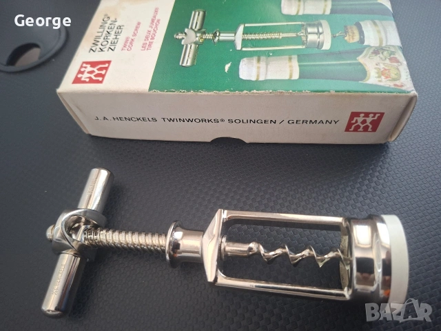 Тирбушон ZWILLING, винтидж, снимка 3 - Антикварни и старинни предмети - 54303309
