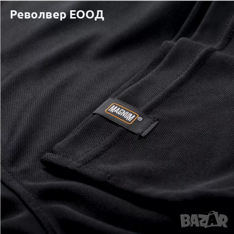 Блуза с къс ръкав MAGNUM POLO Black, снимка 4 - Екипировка - 45052379