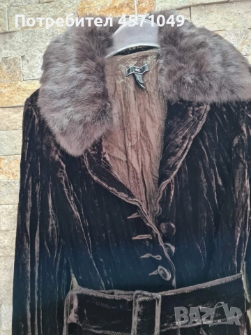 Тънко манто Mango чинчила , снимка 4 - Якета - 51462532