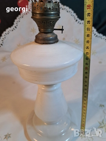 Стара стъклена газена лампа 32/3, снимка 6 - Декорация за дома - 53123626