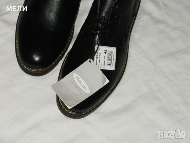 MERCEDES нови мъжки боти естествена кожа 42, снимка 8 - Мъжки боти - 52107764