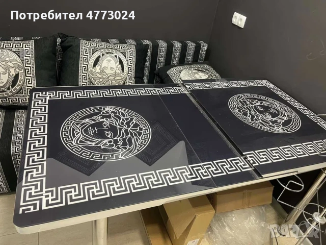 Комплект мебели от еко кожа - ЧИСТО НОВИ