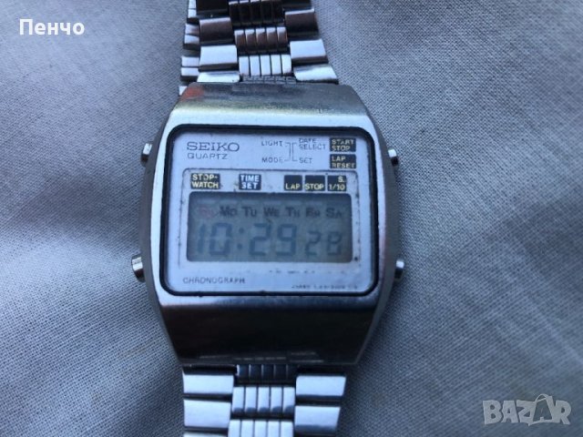 ретро LCD "SEIKO" CHRONOGRAPH - A129 - 5000 - JAPAN - 1970/78г., снимка 6 - Антикварни и старинни предмети - 46005866