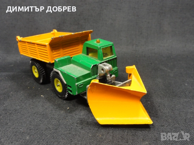 СТАРА РЕТРО МЕТАЛНА КОЛИЧКА SIKU GERMANY FAUN SNOW PLOUGH TRUCK, снимка 5 - Колекции - 51651765