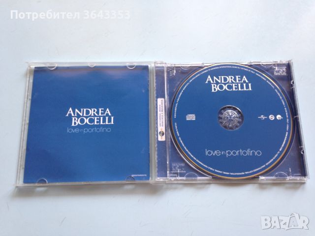 Andrea Bocelli / Love in Portofino, снимка 3 - CD дискове - 46610312