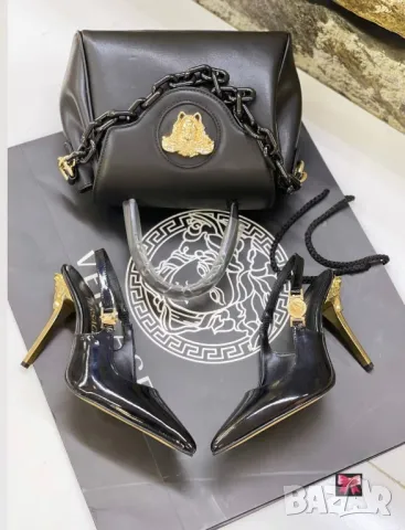 дамски комплекти чанта и сандали versace , снимка 10 - Чанти - 46995647