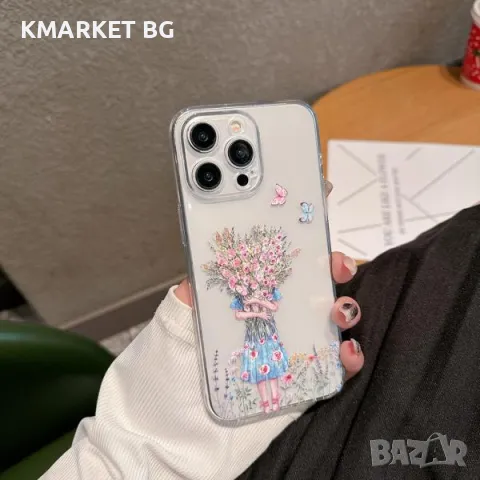 Калъф силикон ART Букет за Samsung A71 / Прозрачен / Баркод : 3130352, снимка 2 - Калъфи, кейсове - 47064124